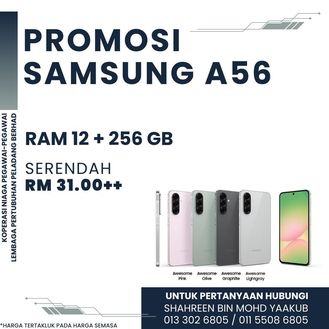 Promosi Samsung A56